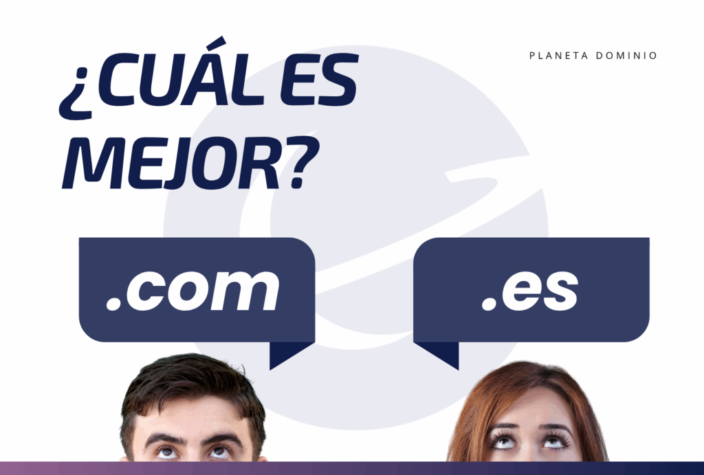 qué es mejor .es o .com según el SEO y el público objetivo