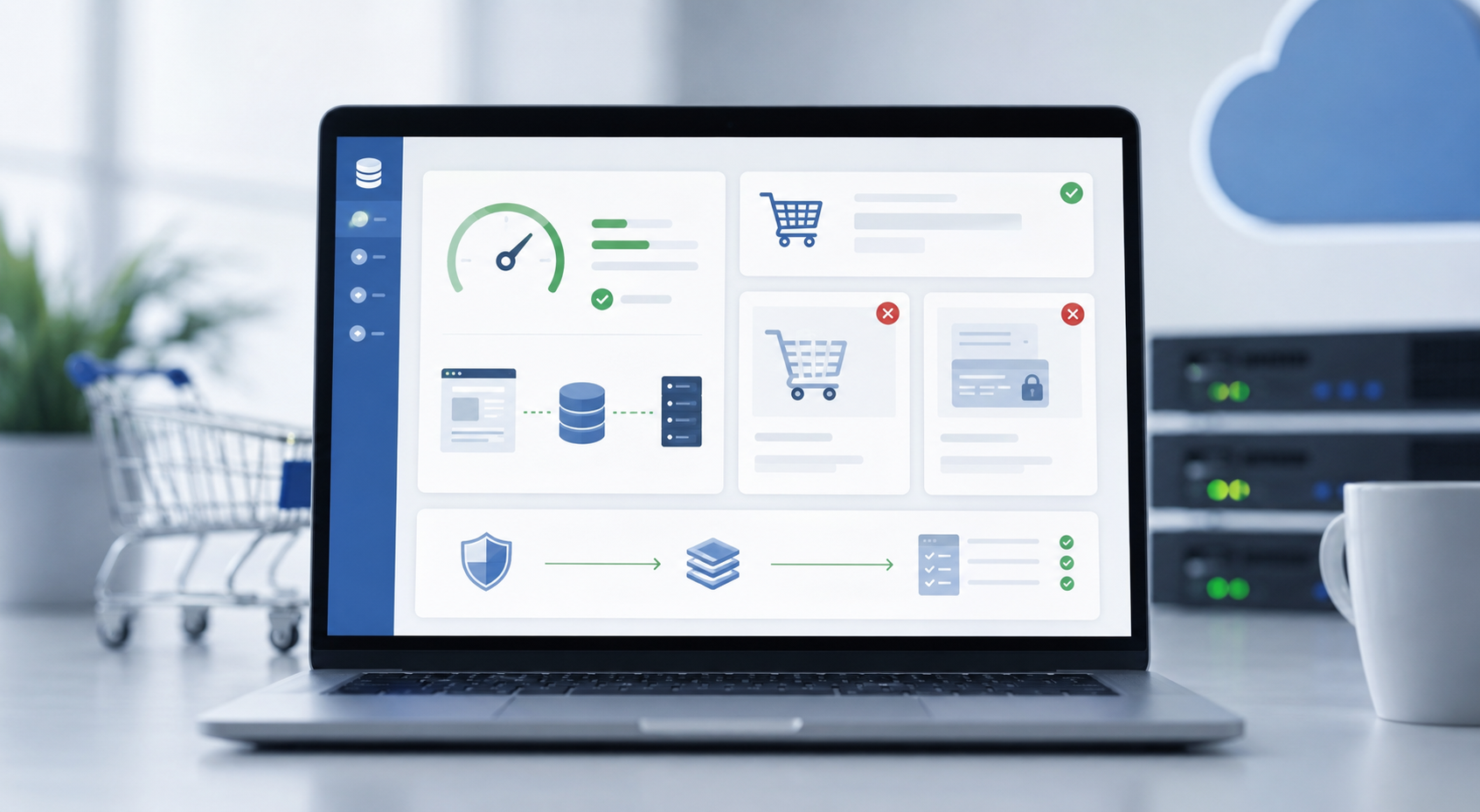 configuración de caché WordPress con reglas para WooCommerce carrito y checkout