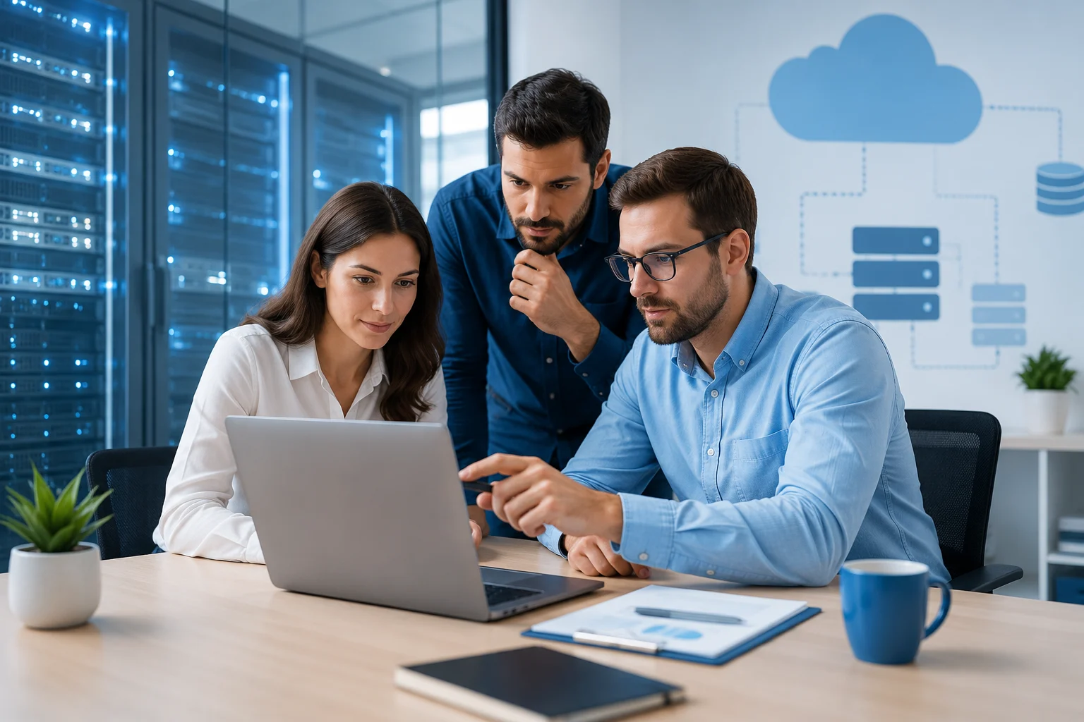 Equipo evaluando si una web profesional necesita un VPS administrado